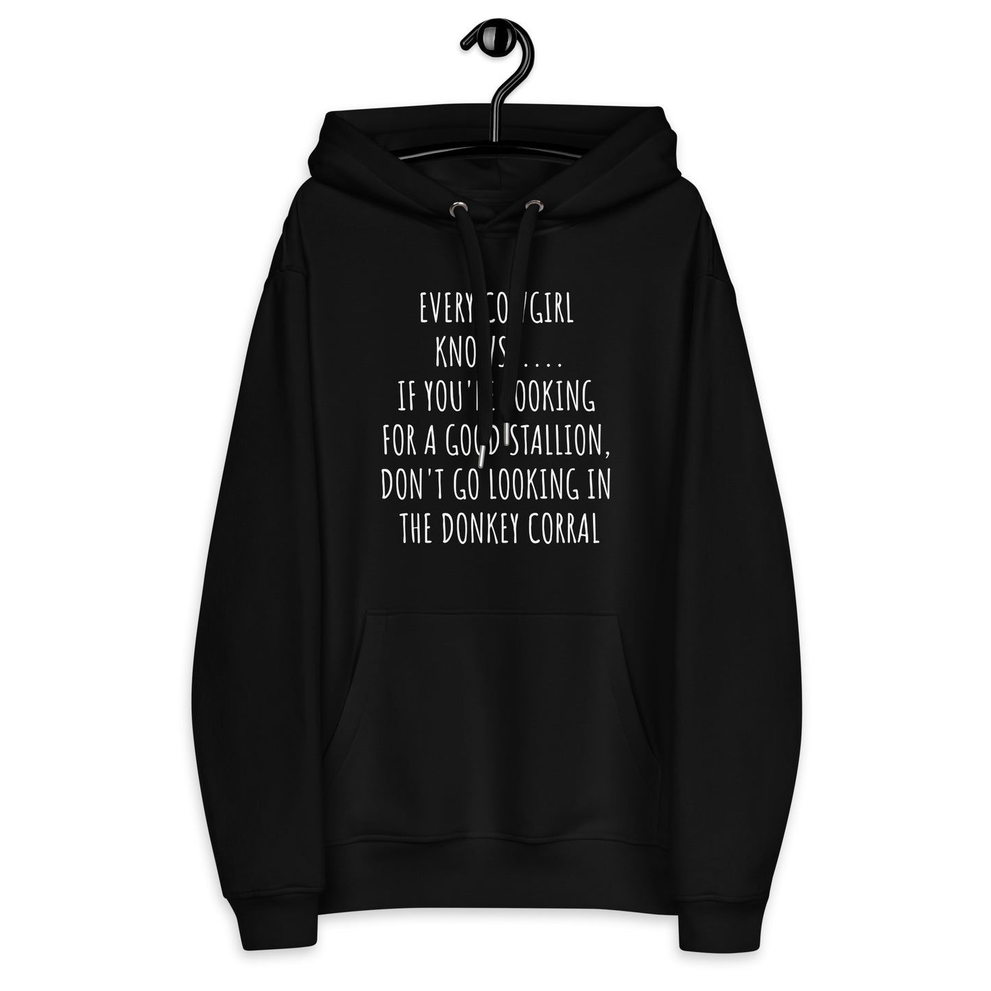 "EVERY COWGIRL KNOWS..." Hoodie für Cowboys