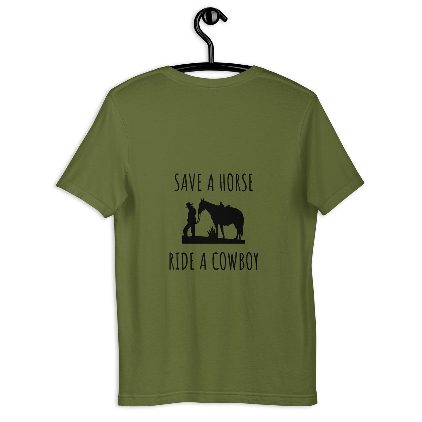 "SAVE A HORSE RIDE A COWBOY" Unisex T-Shirt